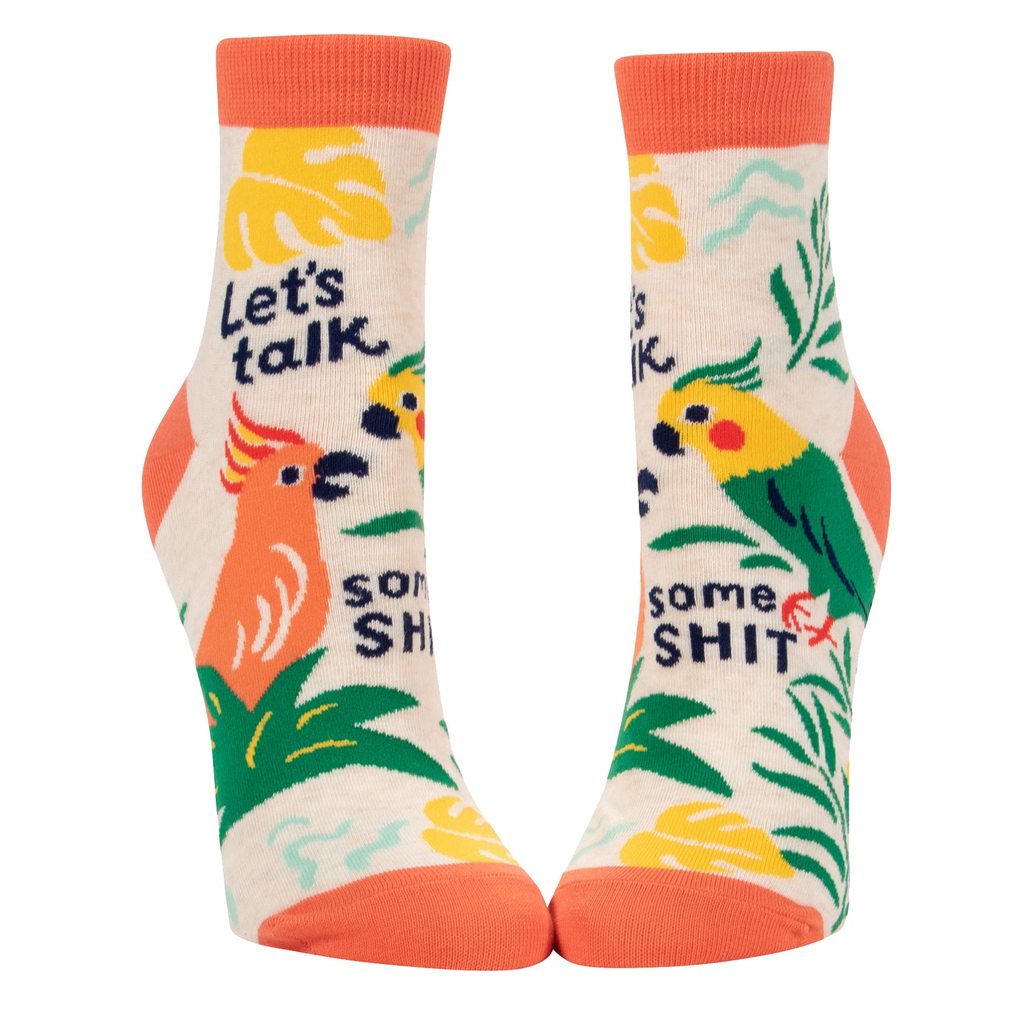 Blue Q | Women's Ankle Socks | Let's Talk Some Shit