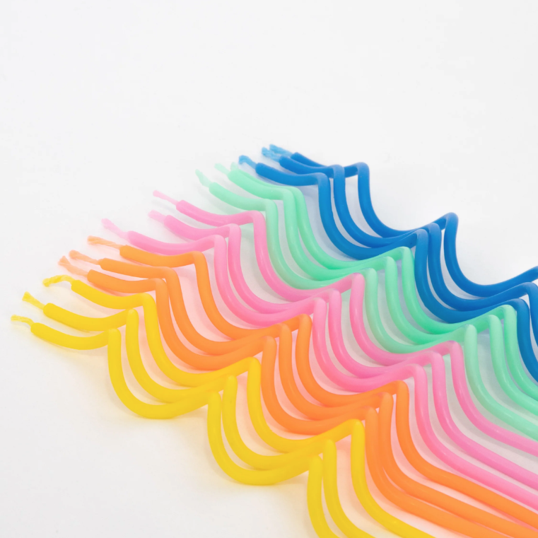Meri Meri | Birthday Cake Candles | 20 x Mixed Swirly