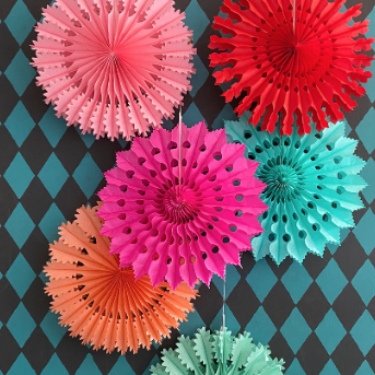 Petra Boase | Paper Fan | Turquoise