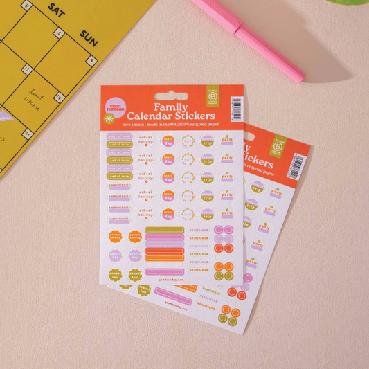 Good Tuesday | Family Calendar Stickers