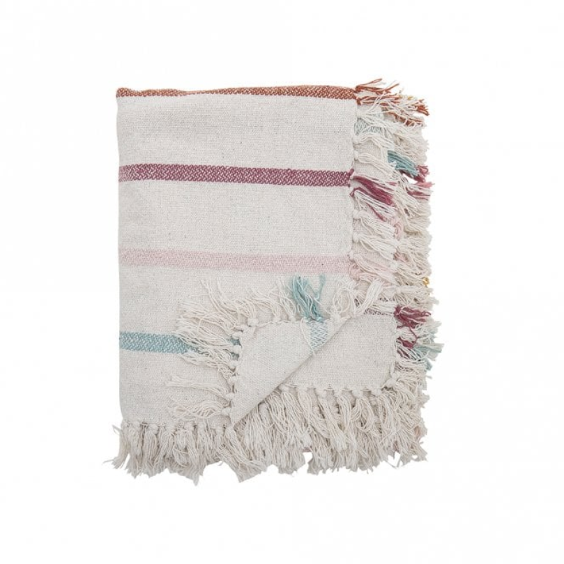Bloomingville | Blanket / Throw | Frey Coloured Stripes
