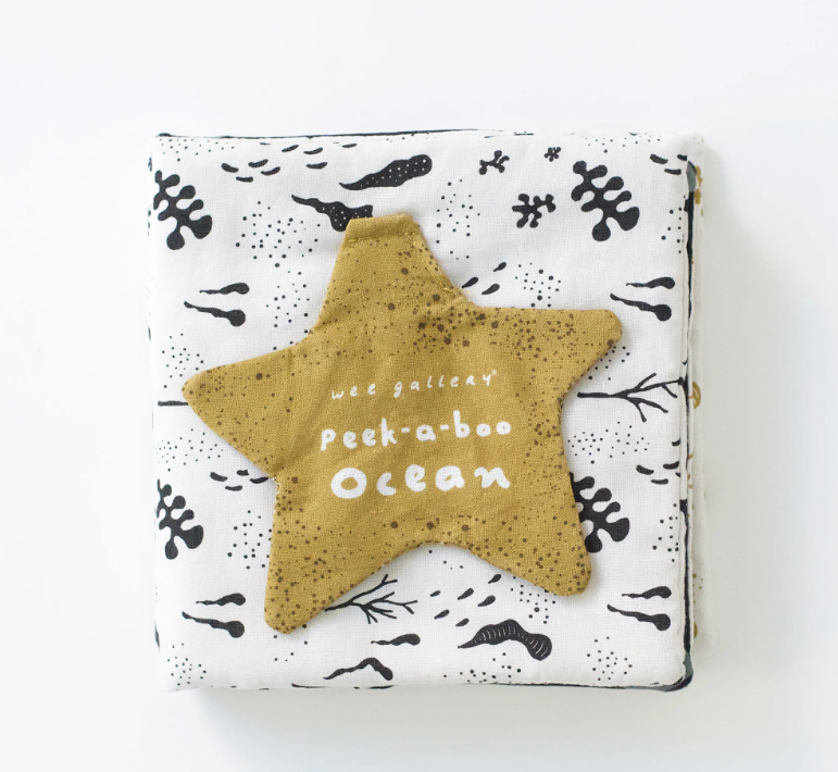 Baby's First Crinkle Peek-a-Book | Peekaboo Ocean