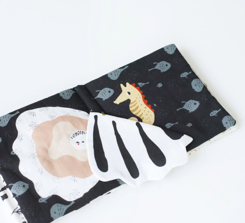 Baby's First Crinkle Peek-a-Book | Peekaboo Ocean