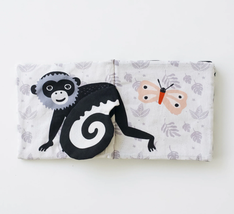 Baby's First Crinkle Peek-a-Book | Peekaboo Jungle