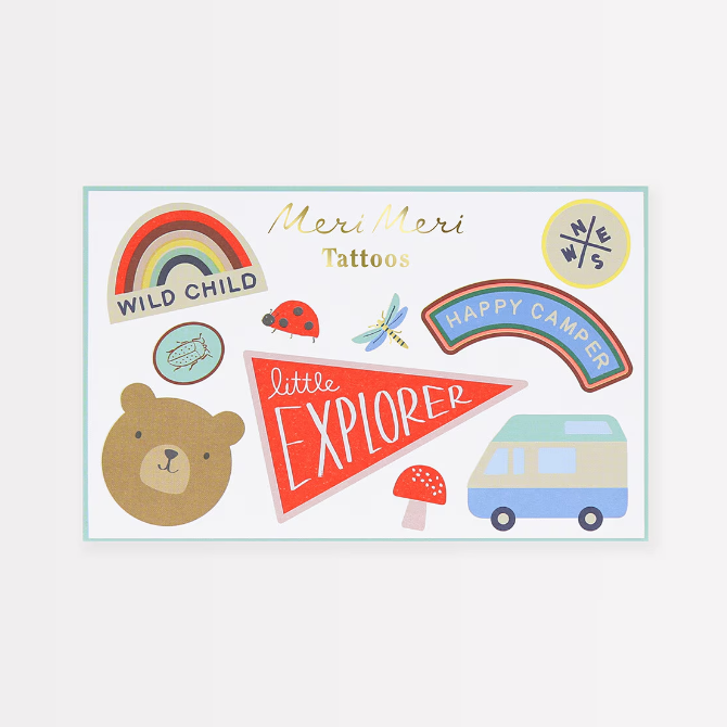 Meri Meri | Tattoo Large | Outdoor Adventure