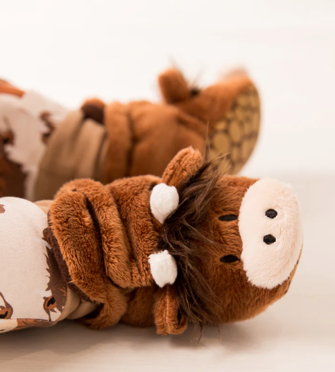 Blade & Rose | Neutral Hamish Highland Cow Booties