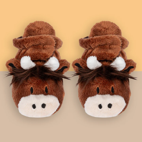 Blade & Rose | Neutral Hamish Highland Cow Booties