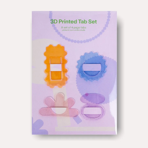The Completist | 3D Printed Translucent Tab Set