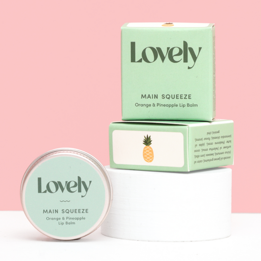 Lovely Skincare | Lip Balm | Main Squeeze - Orange & Pineapple