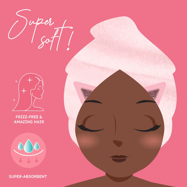 Legami | Love my Hair Turban Towel | Cat