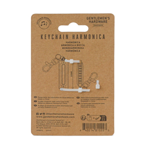 Gentlemen's Hardware | Keychain Harmonica