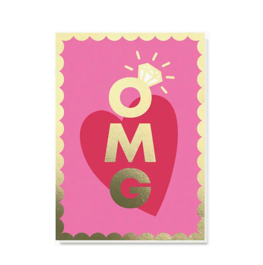 Greetings Card | "OMG Engagement"