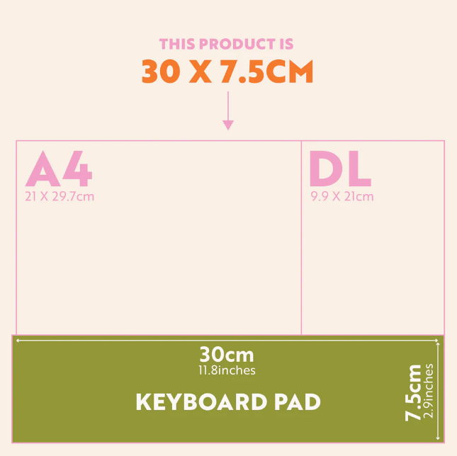 Good Tuesday | Keyboard Weekly Planner Pad | Bright Arches