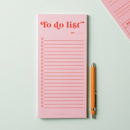 Good Tuesday | To Do List | Pink & Red