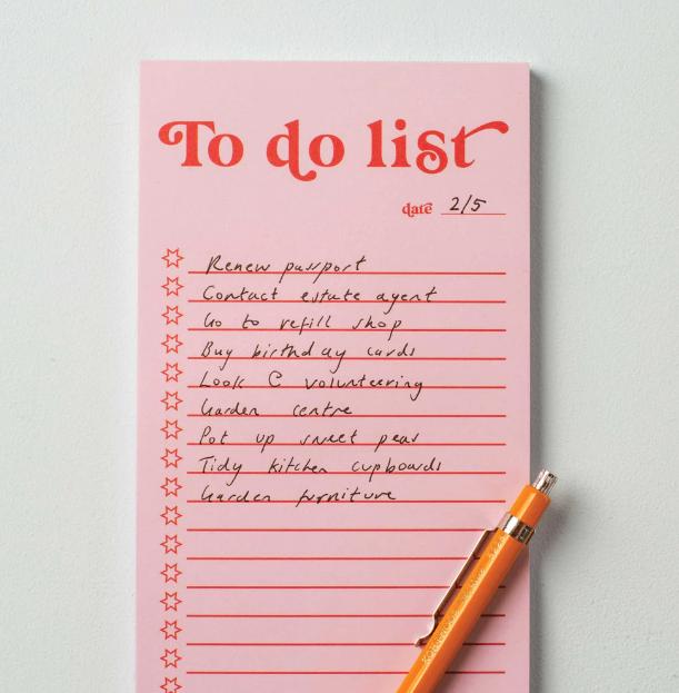 Good Tuesday | To Do List | Pink & Red