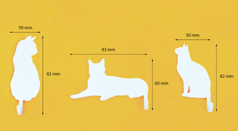 Good Design Works | Cat Hooks x 3