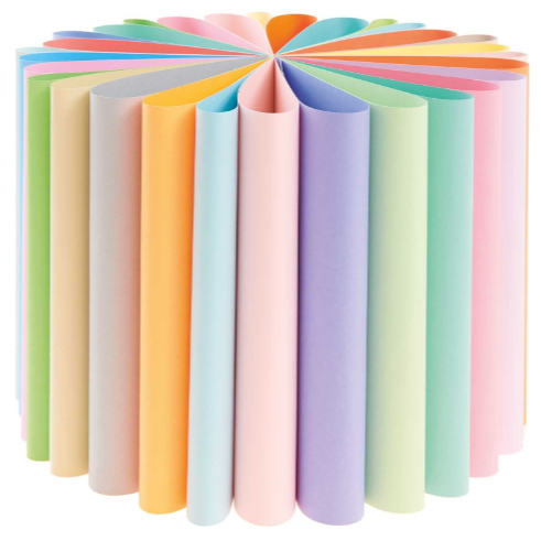 Rico | Paper Poetry | Craft Paper Pad | Super Pastel Colours | 30 Colours