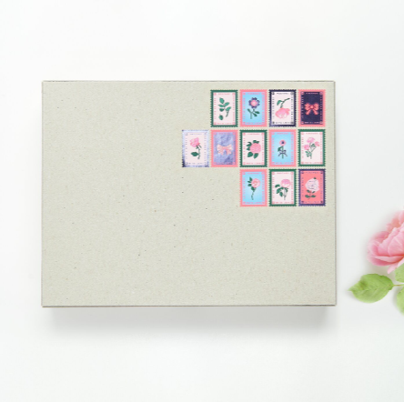Rico | Paper Poetry | Mini Sticker Roll | La Vie En Rose Stamps