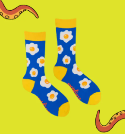 Socktopus | Womens Socks | Fried Eggs