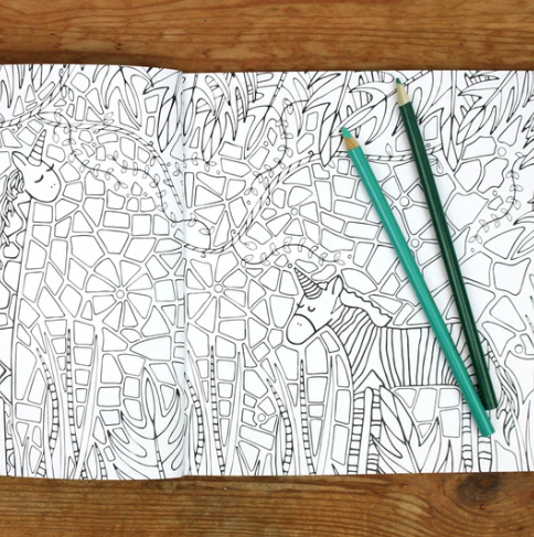 Neon Magpie | Colouring Book | A-Z Of Unicorns