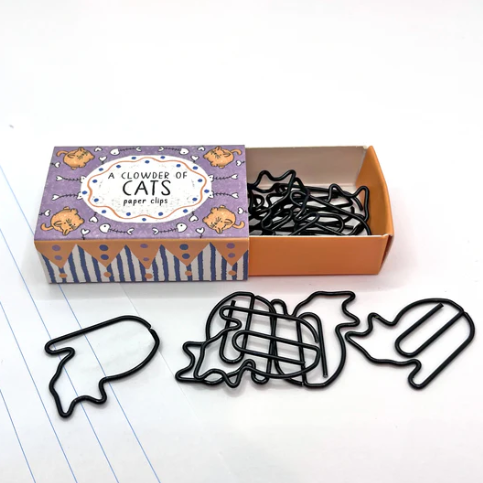 Neon Magpie | Paperclips | A Clowder Of Cats