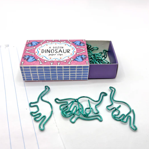 Neon Magpie | Paperclips | A Dozen Dinosaurs