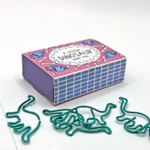 Neon Magpie | Paperclips | A Dozen Dinosaurs