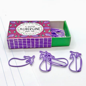 Neon Magpie | Paperclips | A Dozen Aubergines