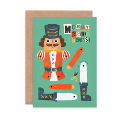 Emily Nash | Split Pin Puppet Card | Nutcracker