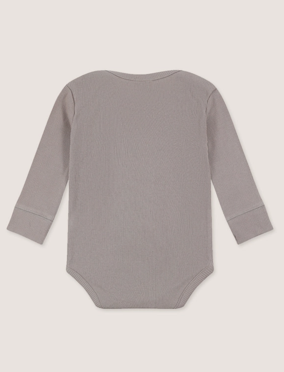 Turtledove London | Rib Bodysuit | Grey