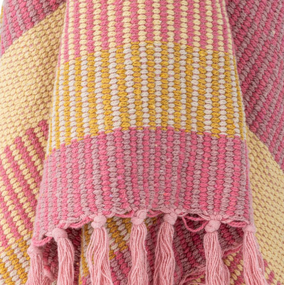 Bloomingville | Blanket / Throw | Isnel Pink