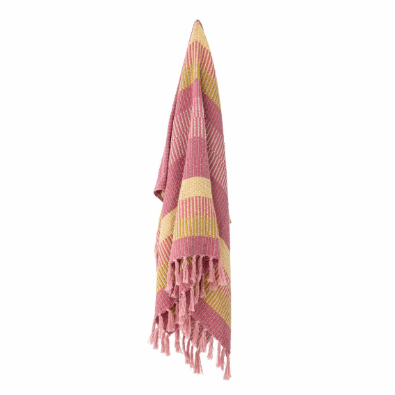 Bloomingville | Blanket / Throw | Isnel Pink