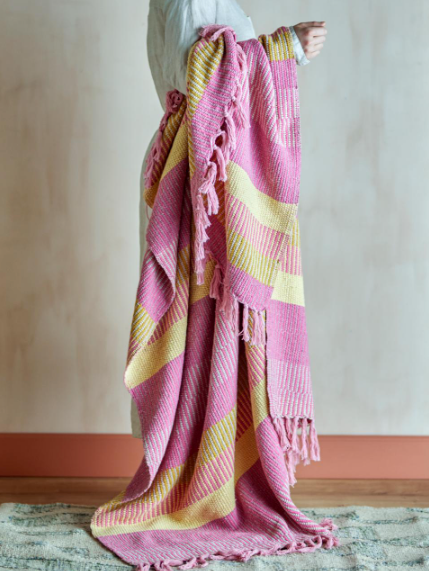 Bloomingville | Blanket / Throw | Isnel Pink