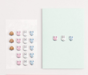 Rico | Paper Poetry | Mini Puffy Stickers | Animals