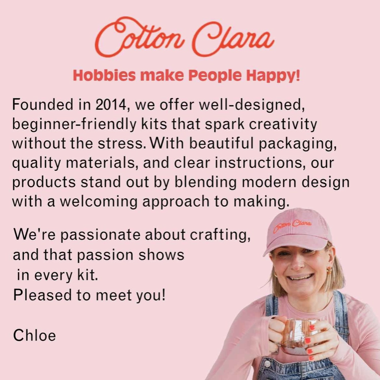 Cotton Clara | Toadstools | Cross Stitch Kit