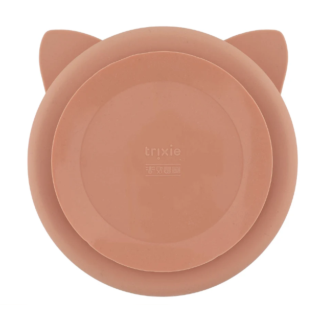 Trixie | Silicone Divided Suction Plate | Mrs. Cat