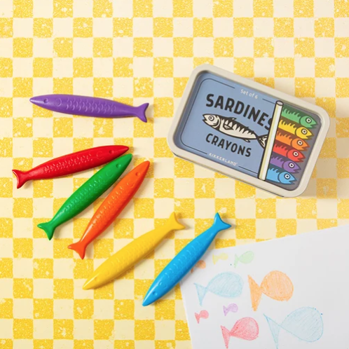 Kikkerland | Sardine Crayons