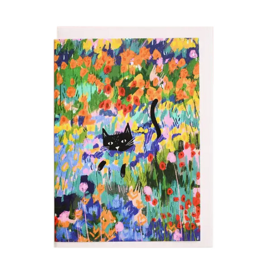 Greetings Card | Cat in the Garden At Arles Card