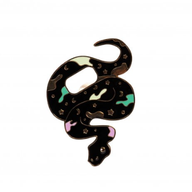 Helio Ferretti | Snake Magnetic Bottle Opener | Black
