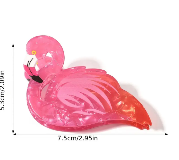 Hair Claw | Flamingo