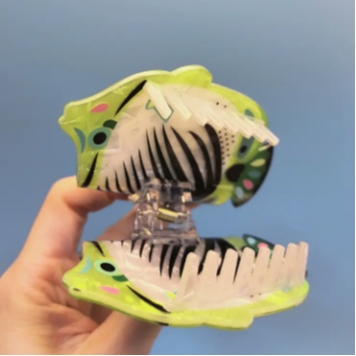 Hair Claw | Green Fish