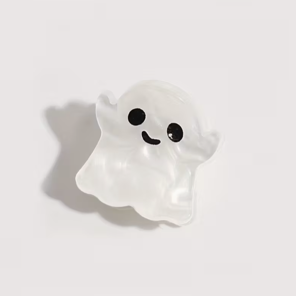 Mini Halloween Hair Claw | Ghost