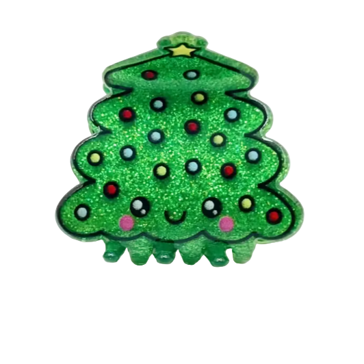 Hair Claw | Christmas | Smiling Tree