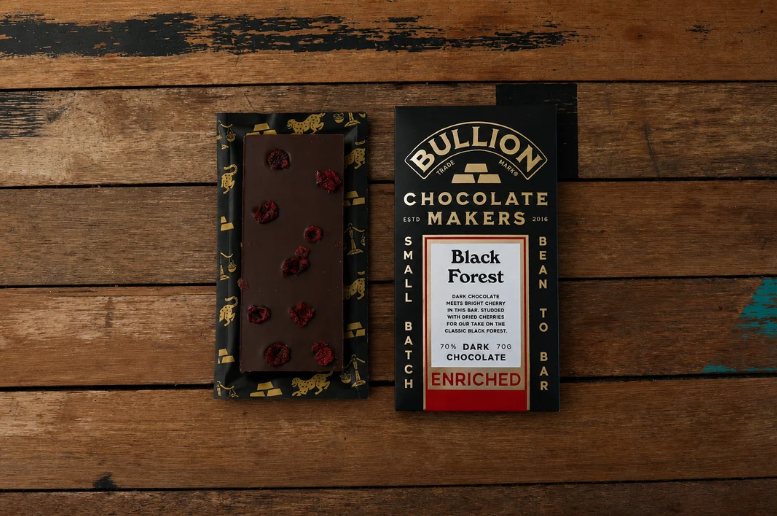 Bullion Chocolate | Enriched Bar | Black Forest