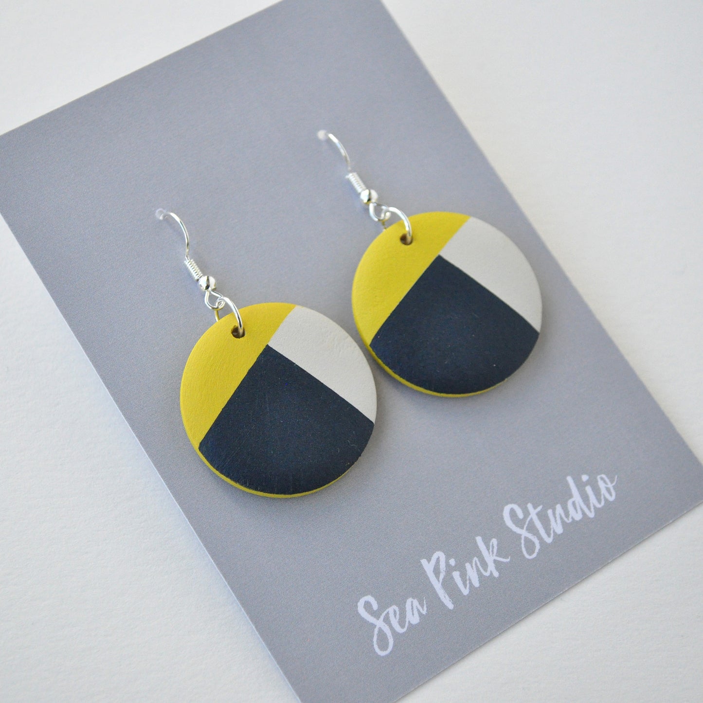 Sea Pink Studio | Earrings | Tri Colour Lemon