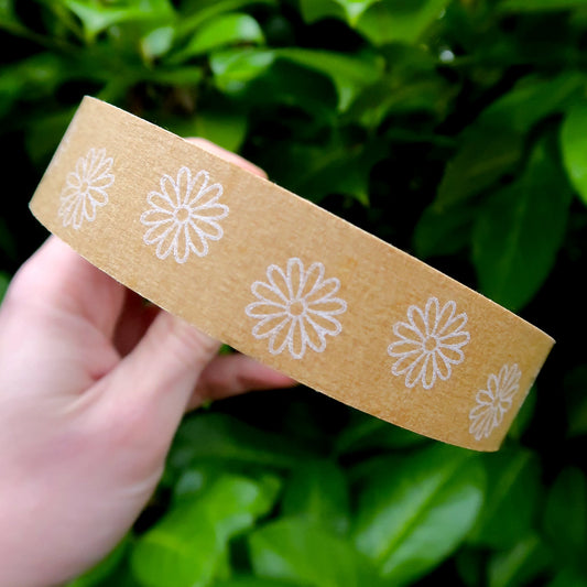 Cascayde | Paper Tape 24mm Wide x 50m Long | Flower