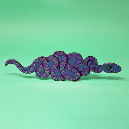 Ark | Snake Bookmark | Petrol Blue