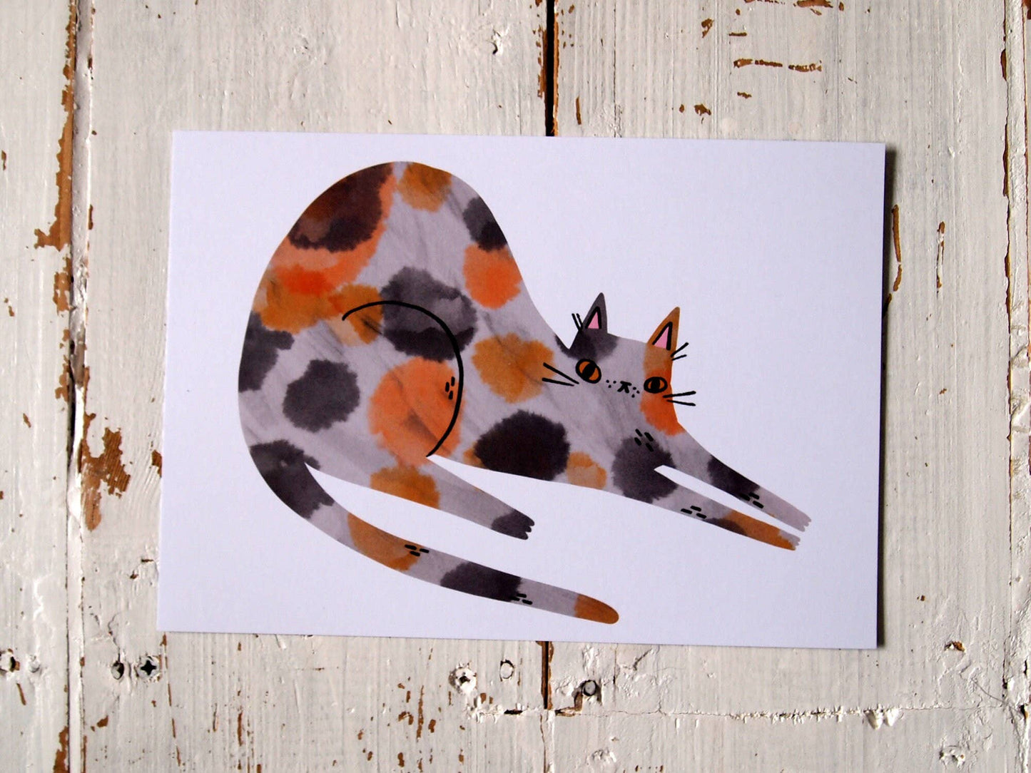 I Like Cats | A5 Print | Calico Cat