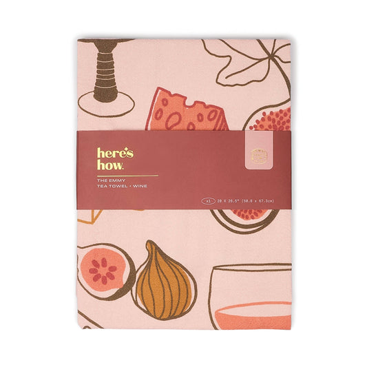 Designworks Collective | The Emmy Tea Towel | Wine