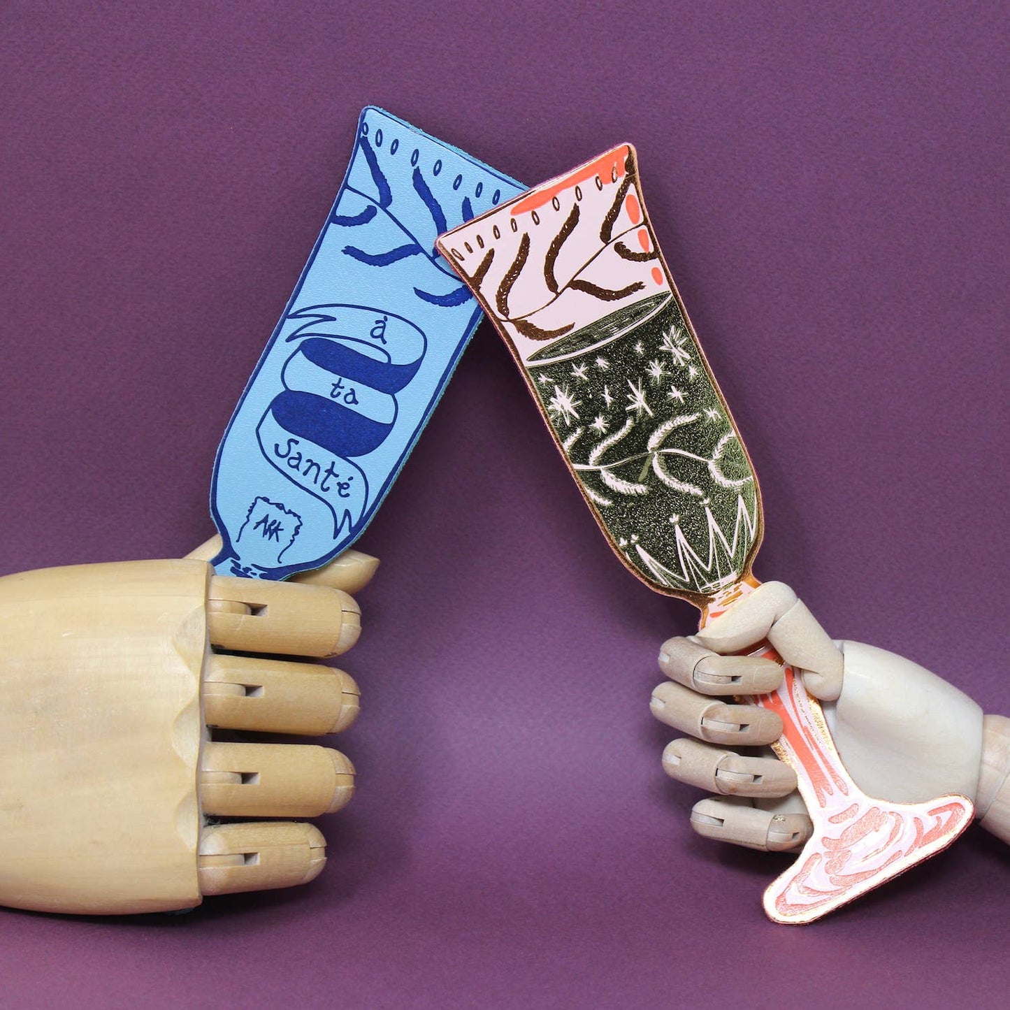 Ark | Wine Glass Bookmark | Heritage Blue